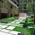 中庭花園完工實(shí)景圖