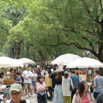 感謝當(dāng)日趕集的每一位好友，循著那一抹春日風(fēng)光，為靜謐的綠色隧道，留下一片歡樂的景色。