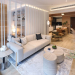 每個角落都充滿溫度，無論是與家人閒聊、閱讀，或靜靜放空，都能感受到生活的輕盈與自在，描繪出理想居所中最真實的幸福氛圍。(此為新業(yè)恆一樣品屋實景)